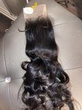 Raw South Indian Hair Curly Closures